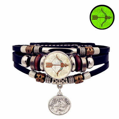 Multistrand bracelet with decorative elements on a white background