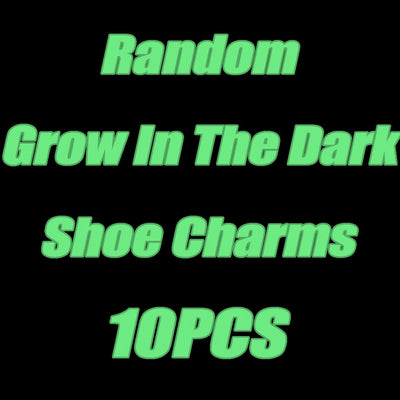 🟢10/20/50/100pcs Glow-in-the-Dark Shoe Charms – Cute, Spooky & Random Mixed Styles for Clogs