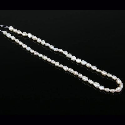 🌊 Natural Freshwater Pearl Beads — Irregular Nugget Strand (DIY)