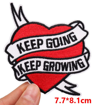 🧷 Feminist & Girl Power Patch — Iron-On Embroidered Uterus, Mom, Equality & Self-Love Designs for Jackets, Jeans & DIY Decor