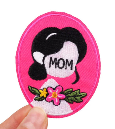 🧷 Feminist & Girl Power Patch — Iron-On Embroidered Uterus, Mom, Equality & Self-Love Designs for Jackets, Jeans & DIY Decor