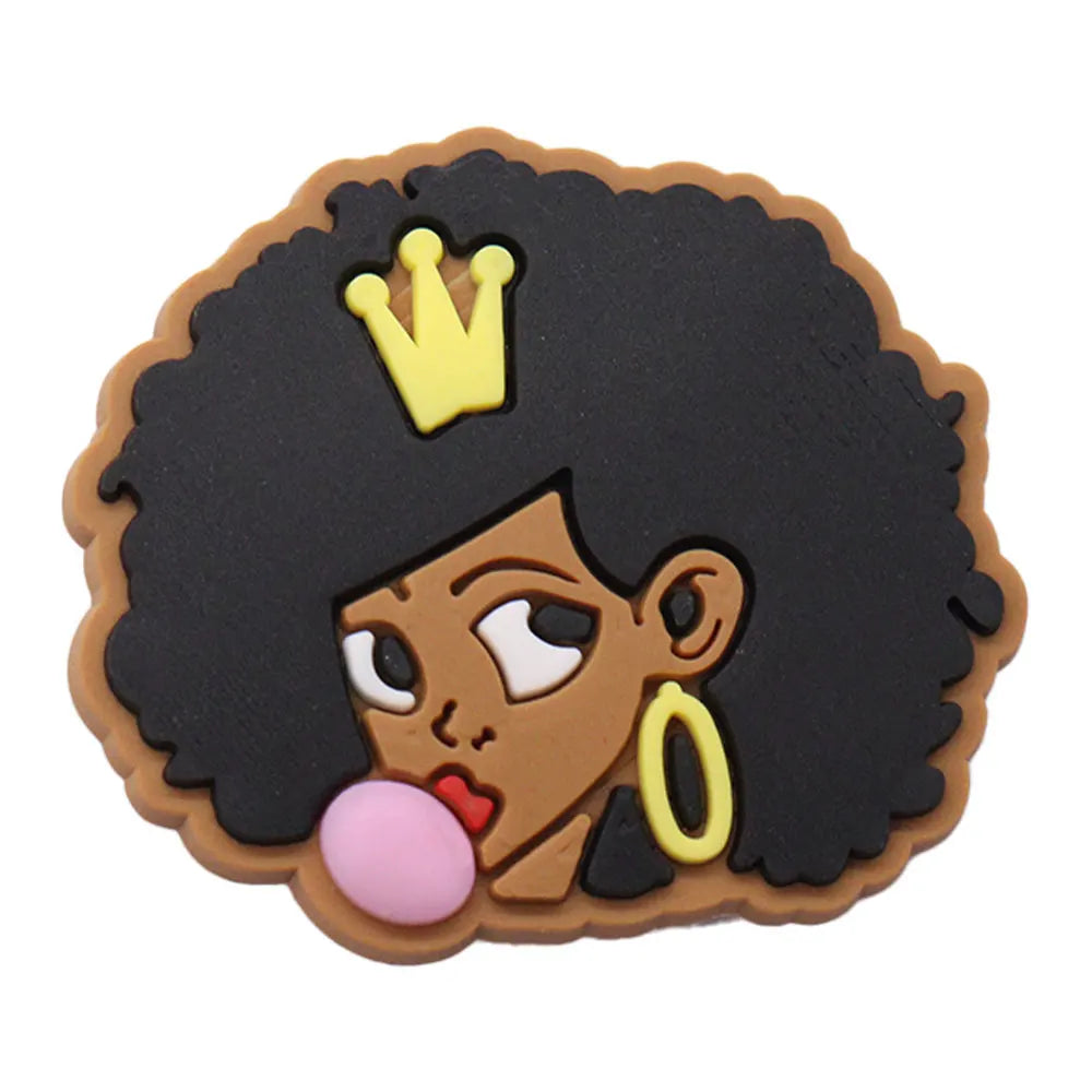 ♀️1Pc Girl Power Shoe Charm – Female Icons, Mom Life & Friends for Clogs, Bags & More