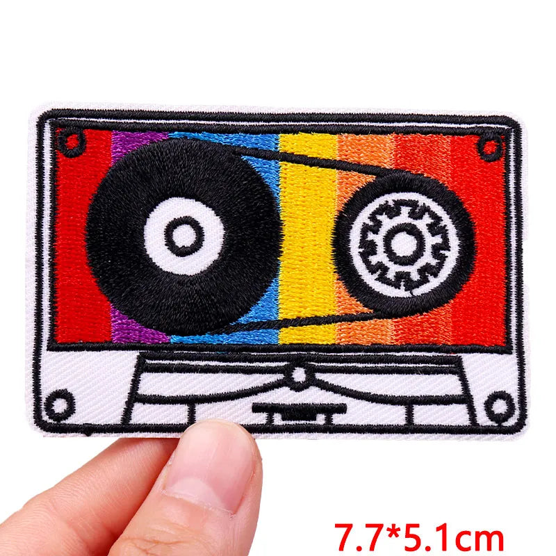 🧷 Bold Quote & Letter Patch — Cartoon Iron-On