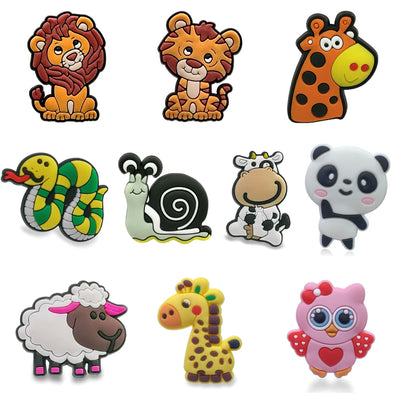 👟10PCS Shoe Charms Set – Themed PVC Decorations for Crocs, Sandals, Bags & More
