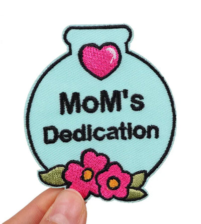 🧷 Feminist & Girl Power Patch — Iron-On Embroidered Uterus, Mom, Equality & Self-Love Designs for Jackets, Jeans & DIY Decor