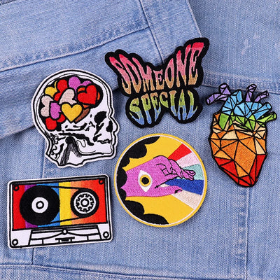🐱 Cat & Quote Iron-On Patches – Fun, Feminist & Floral Designs