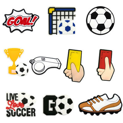 👟10PCS Shoe Charms Set – Themed PVC Decorations for Crocs, Sandals, Bags & More