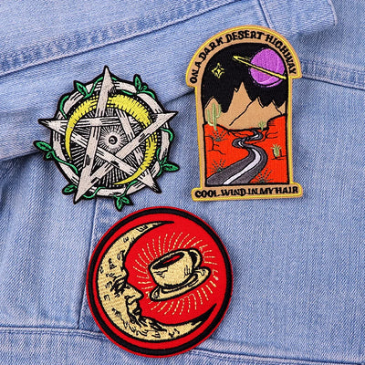 🐱 Cat & Quote Iron-On Patches – Fun, Feminist & Floral Designs