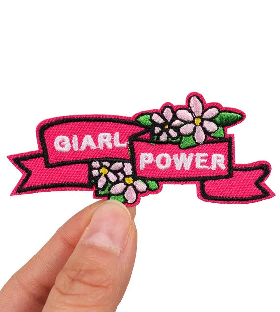 🧷 Feminist & Girl Power Patch — Iron-On Embroidered Uterus, Mom, Equality & Self-Love Designs for Jackets, Jeans & DIY Decor