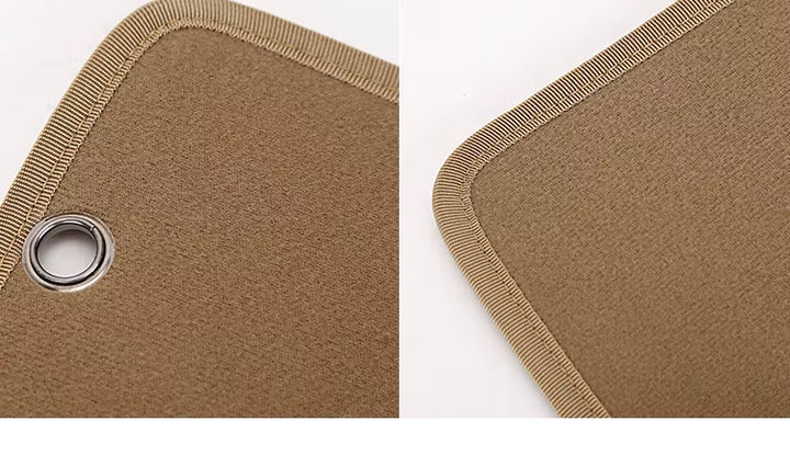 Tactical patch display panel  close up showing its corners structure 