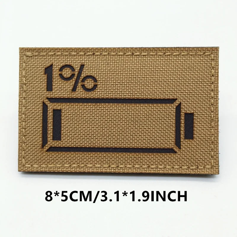Small brown mat with black text and symbols on a white background