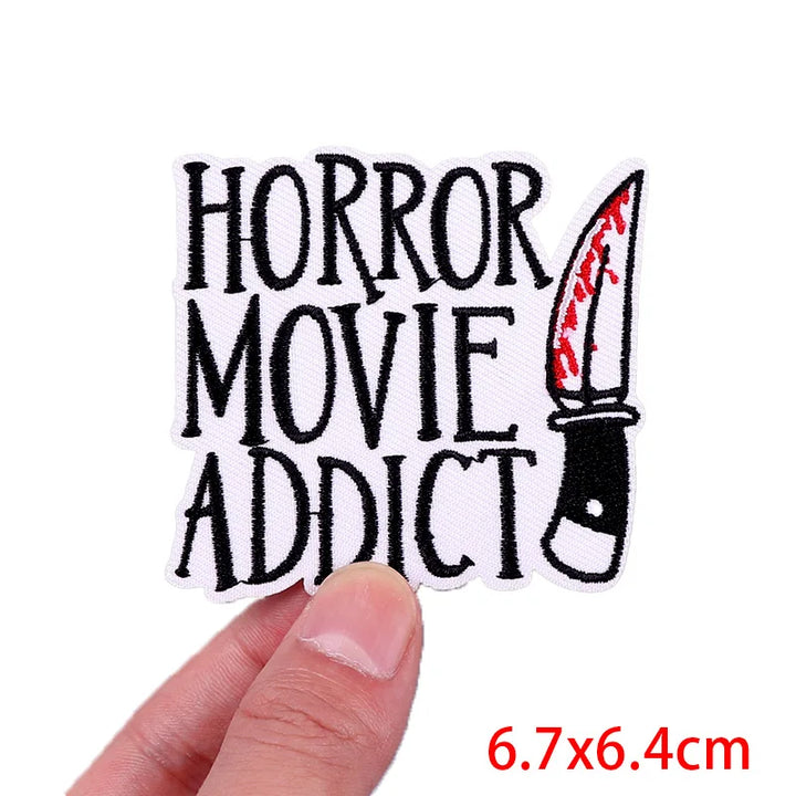 Cartoon Tape, Coffee &amp; Crystal Patch — Iron-On - Style 
