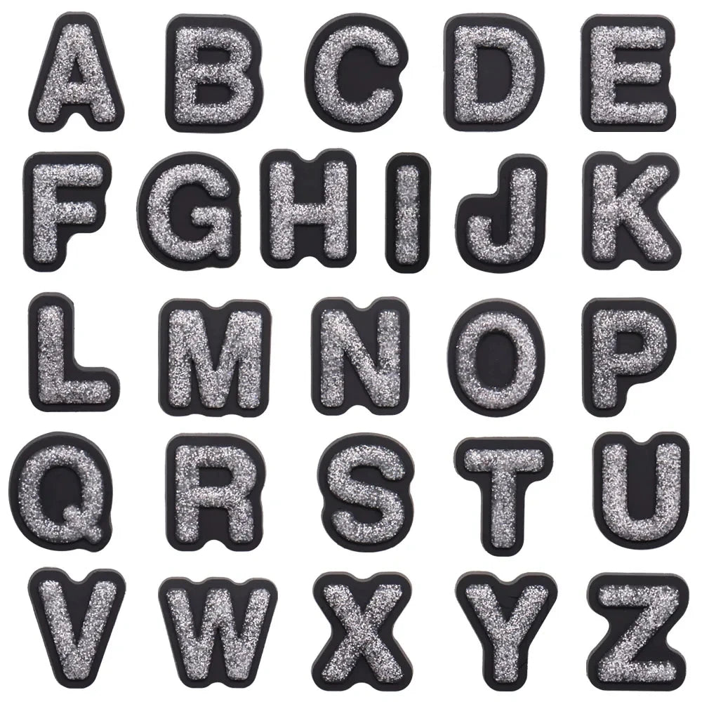 🔤26PCS Alphabet Shoe Charms – A–Z Letters in Cartoon & Classic Styles for Kids & Adults