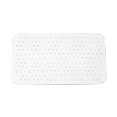 White Rectangular shoe charms Display Board on a white background