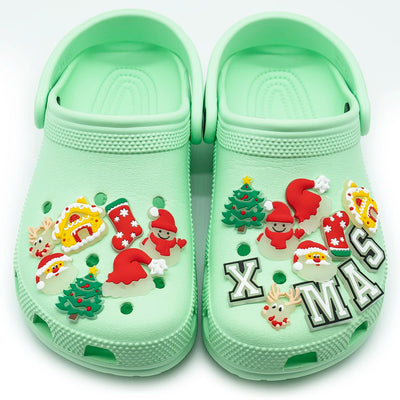🟢10/20/50/100pcs Glow-in-the-Dark Shoe Charms – Cute, Spooky & Random Mixed Styles for Clogs