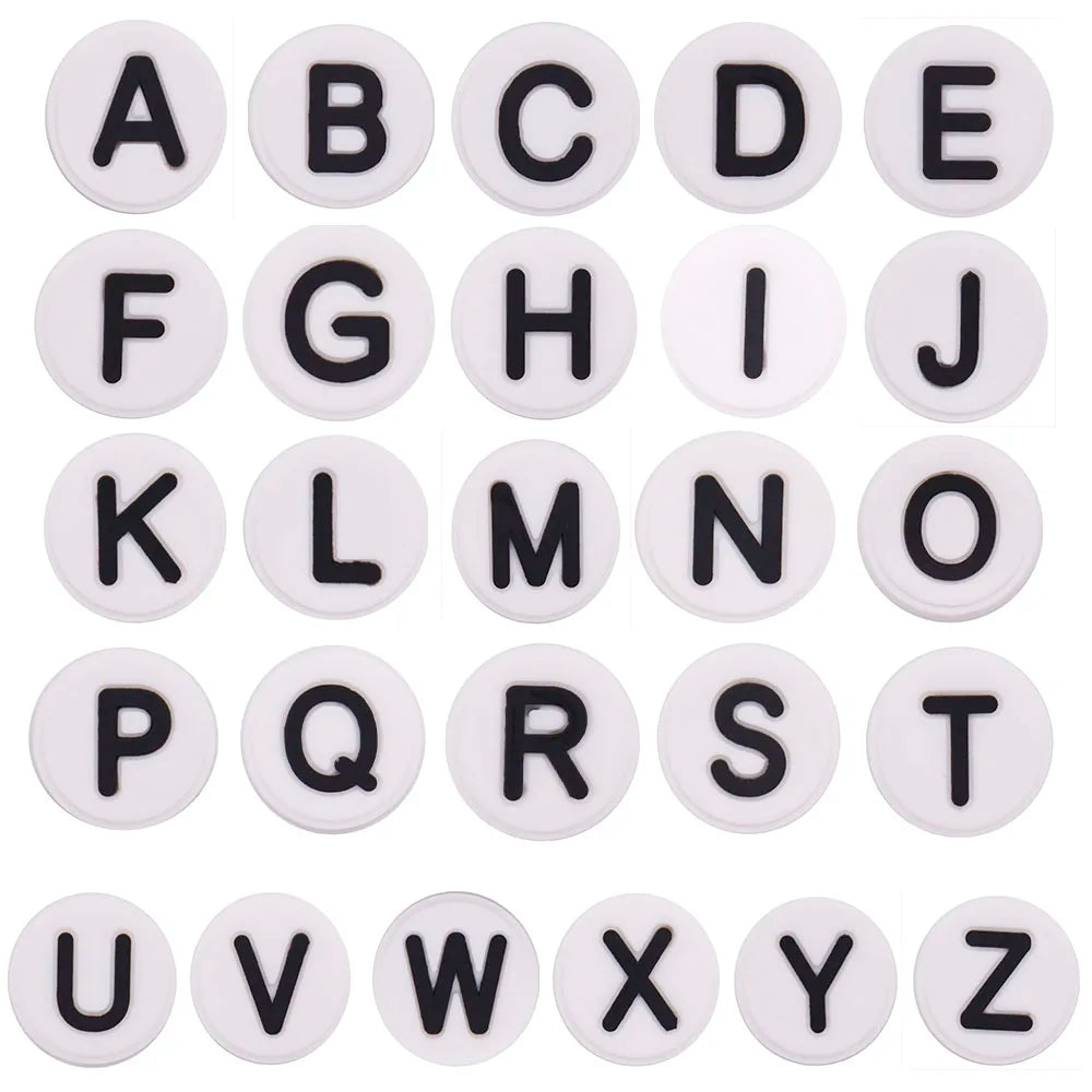 🔤26PCS Alphabet Shoe Charms – A–Z Letters in Cartoon & Classic Styles for Kids & Adults
