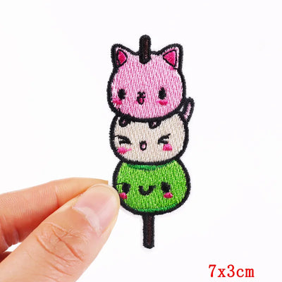 🃏 Tarot Cat Patch — Funny Iron-On Embroidered Badge