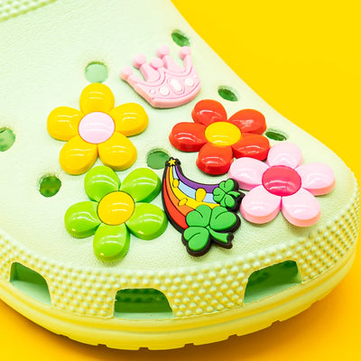 🌈20/50/100pcs Kawaii Shoe Charms – Random Cartoon Animals & Cute Icons for Crocs, Clogs & Bags