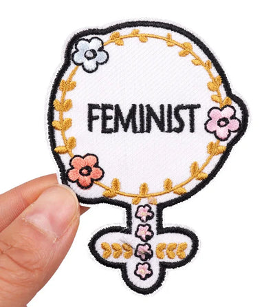 🧷 Feminist & Girl Power Patch — Iron-On Embroidered Uterus, Mom, Equality & Self-Love Designs for Jackets, Jeans & DIY Decor