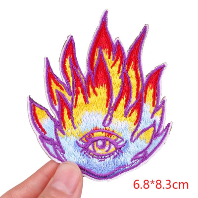 🧷 Bold Quote & Letter Patch — Cartoon Iron-On