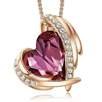 Angel Heart Necklace for Women - Heavenly Elegance 💎