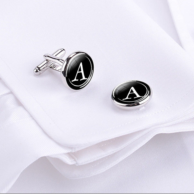 Cufflinks with letter &