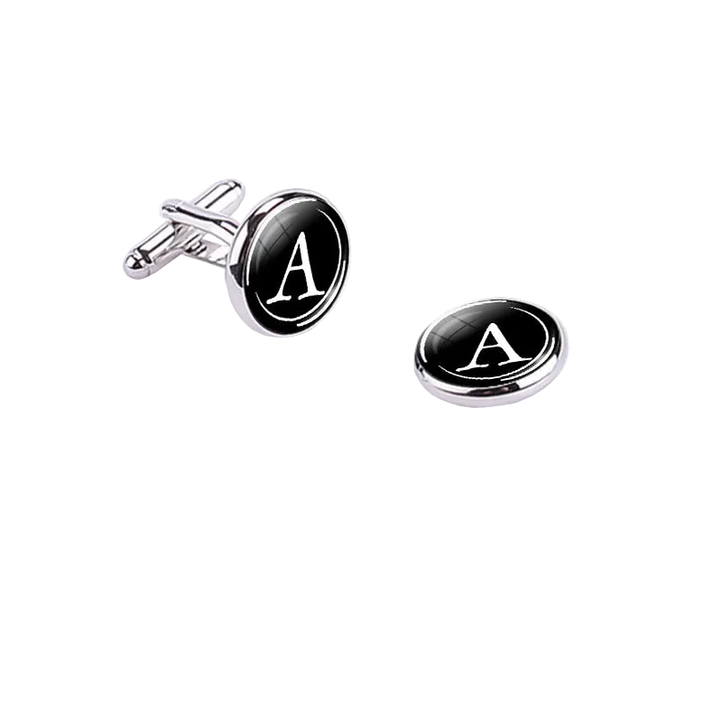 Cufflinks with letter &
