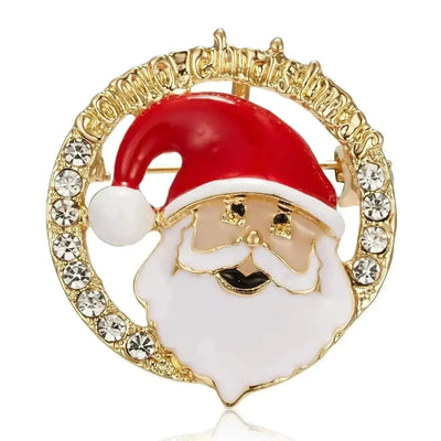BROOCHITON Brooches 15style Christmas brooch pins for women