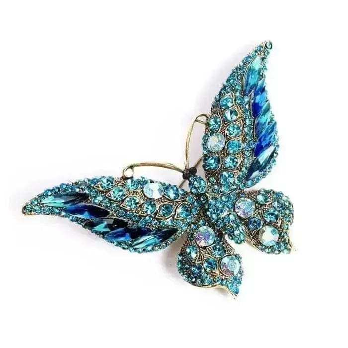 🌟 Crystal Butterfly Brooch - Nature's Elegance in Fashion 🌟