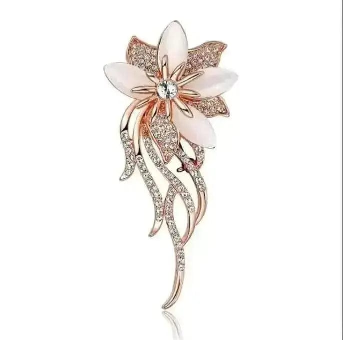 🌟 Daisy Floral Opal Brooch - Elegance with a Global Touch 🌟