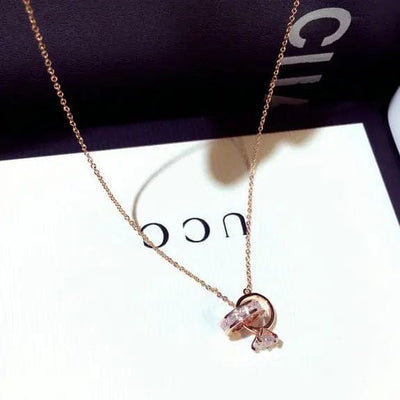 🌟 Dazzling Diamond Inlaid Clavicle Necklace - Your Go-to Glamour Accessory 🌟