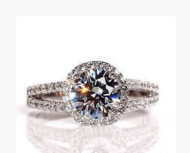 firestone diamond lady ring face view