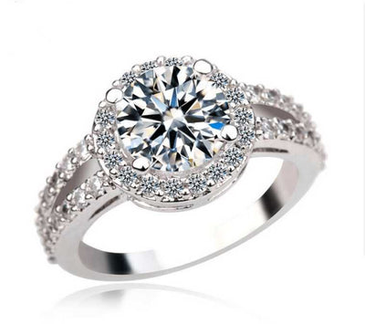 BROOCHITON Rings Diamond Ring for Women