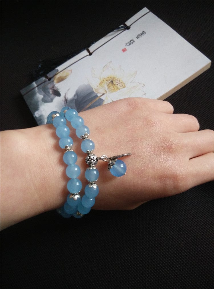 Elegant Vintage Blue Crystal Bracelet💎