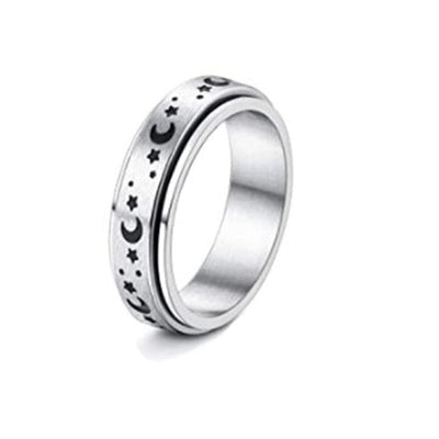 Enchanting Stainless Steel Spinner Ring✨