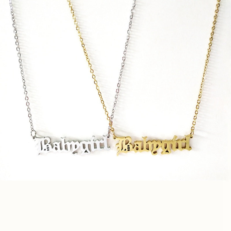 Two necklaces with &