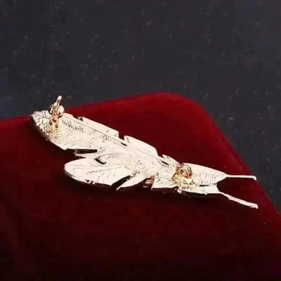BROOCHITON Brooches Feather Men's Brooch