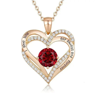 🌙 Female 925 Silver Twelve Birthstone Pendant - Celebrate Your Month, Your Way 🌙