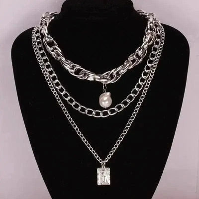 ❄️ Frosty Coin Metal Geometric Pendant - A Must-Have Statement Piece for Fashion Women ❄️