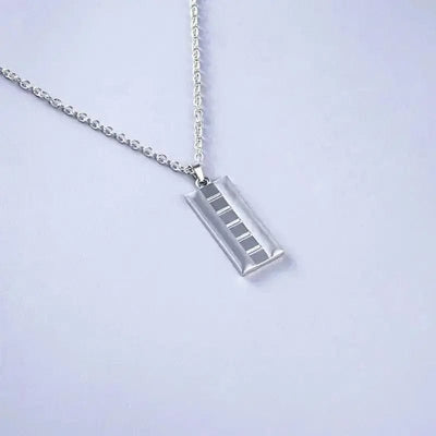 Silver Gold Bar Hip Hop gold chain Necklace