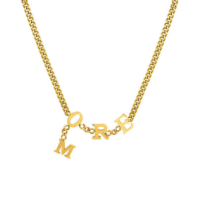 🌟 Hypoallergenic 18K Gold Plated Letter Necklace 🌟