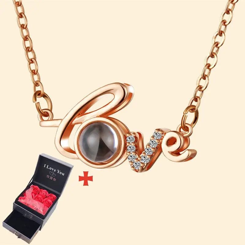 BROOCHITON Necklaces Gold set Love Necklace For Lovers