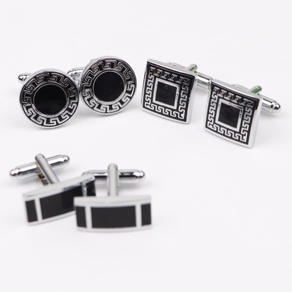 BROOCHITON Cufflinks Men's French Shirt Cufflinks