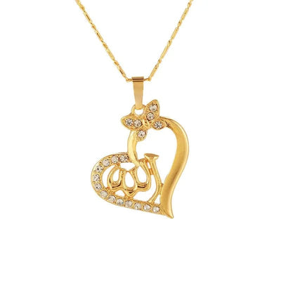 🌙 Muslim God Allah Necklace - Honor Your Islamic Faith in Style 🌙