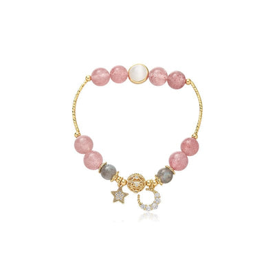 Natural Stone star and Moon Bracelet: A Symbol of Harmony 🌙