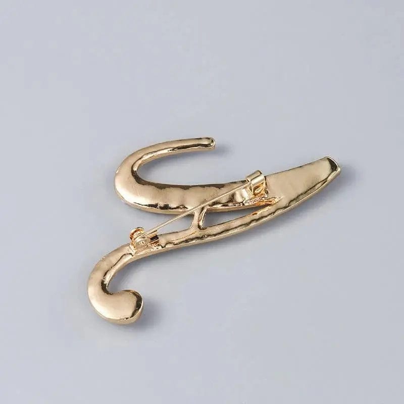 BROOCHITON Brooches Pearl English letter brooch Pin