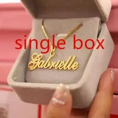 🌹 Personalized Stainless Steel Name Necklace - Spell Your Style 🌹