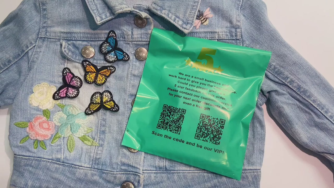 Cat &amp; Quote Iron-On Patches – Fun, Feminist &amp; Floral Designs
