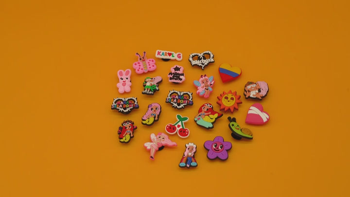 Karol G Shoe Charms (50pc) — “Mañana Será Bonito” Icons
