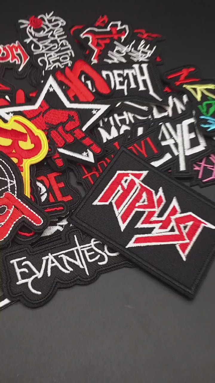 Video of the 25  band iron on patches